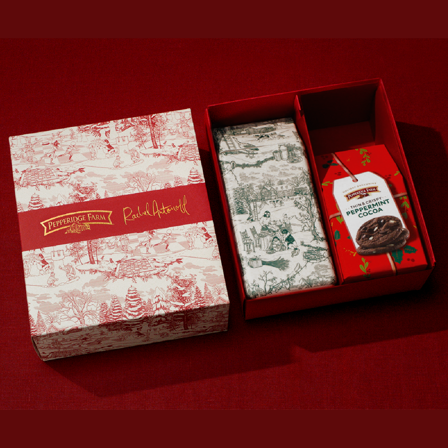 Thin & Crispy Peppermint Cocoa in Evergreen