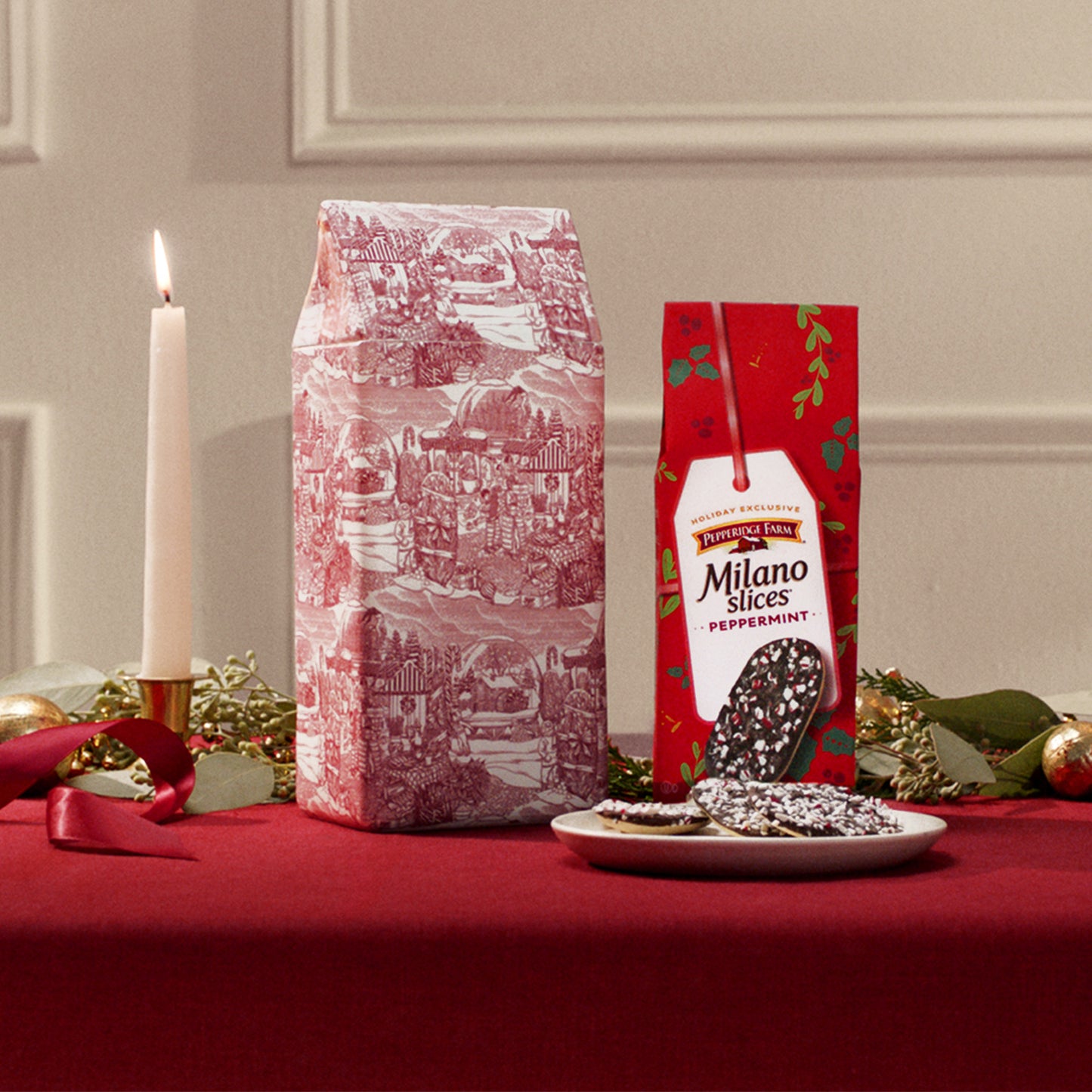 Milano Slices® Peppermint in Classic Red