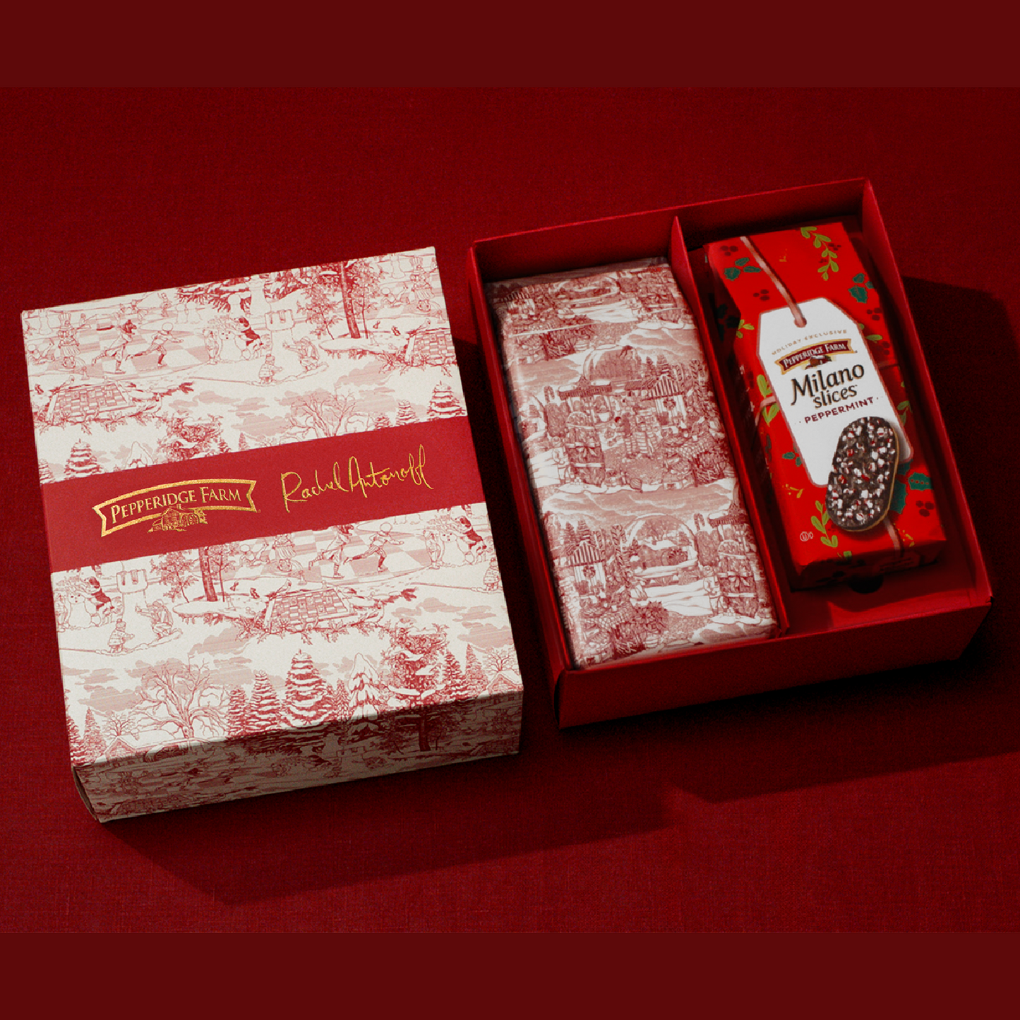 Milano Slices® Peppermint in Classic Red