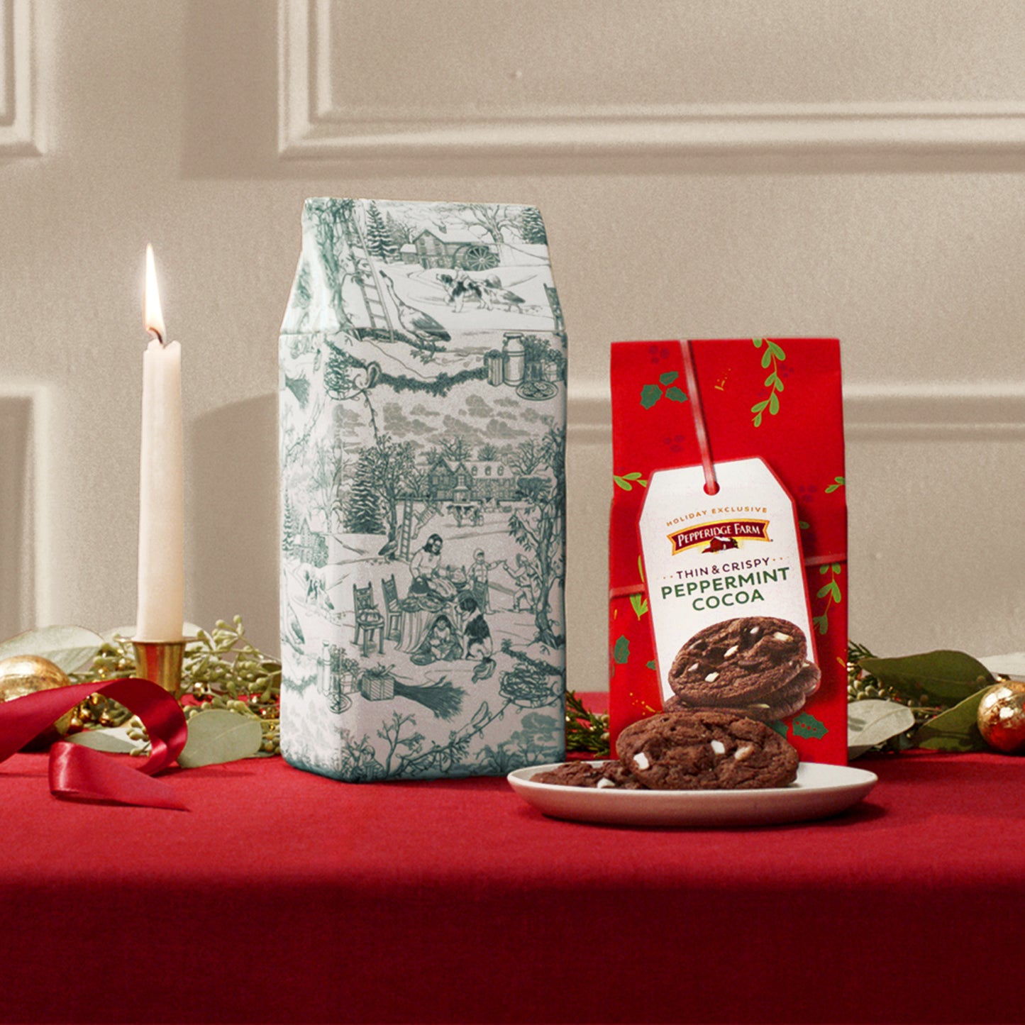 Thin & Crispy Peppermint Cocoa in Evergreen